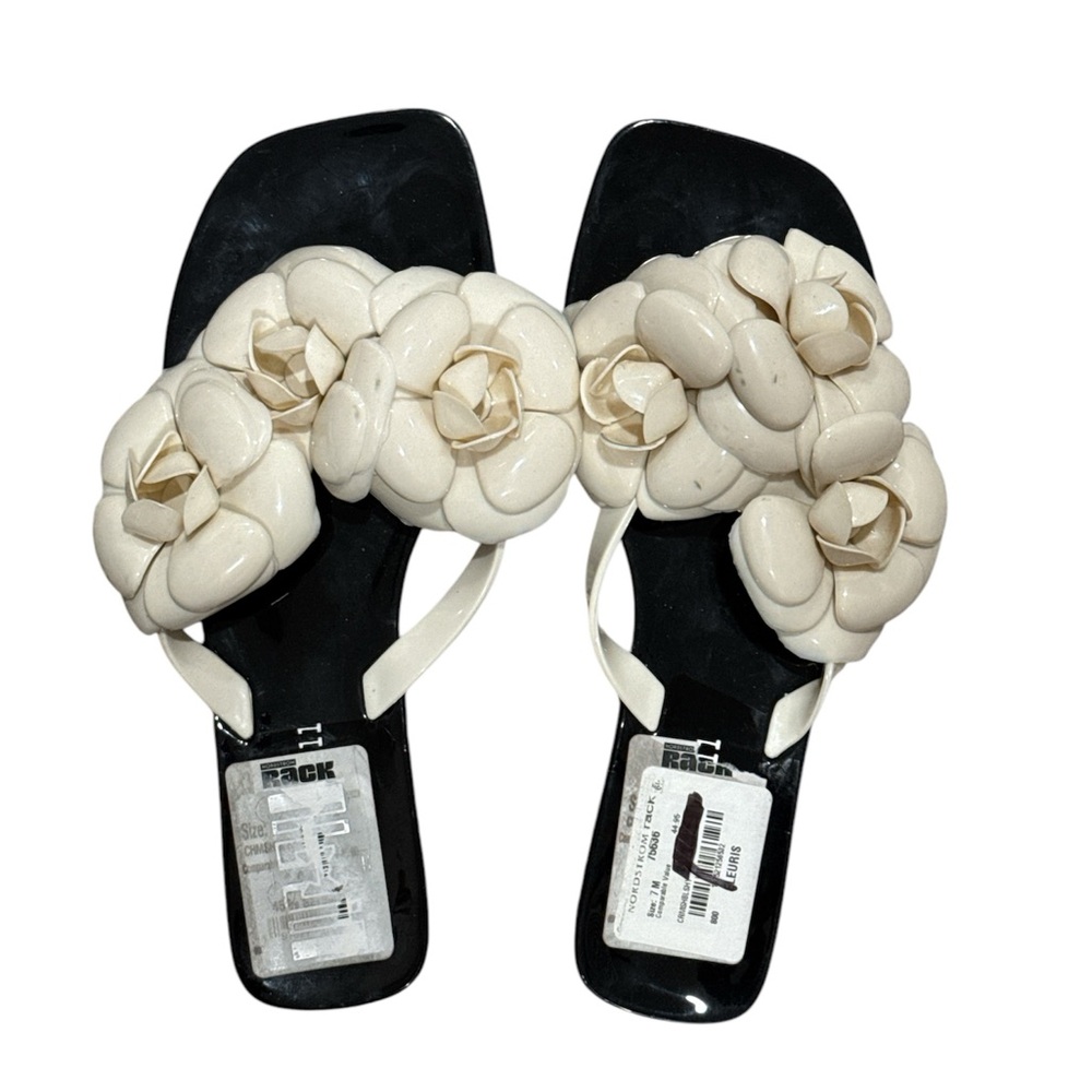 Jeffrey Campbell Floralee Jelly Flowers Slides